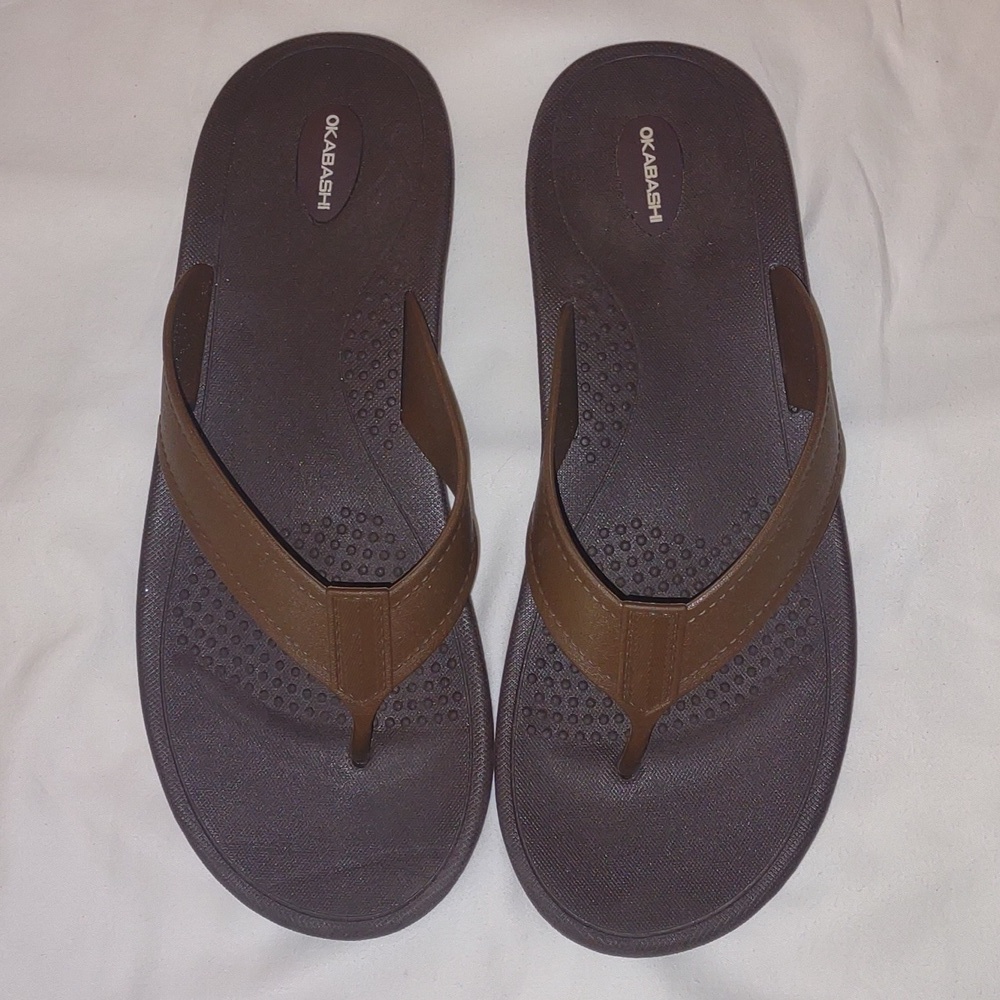 Men's Okabashi Mariner Flip Flops Size 12/13